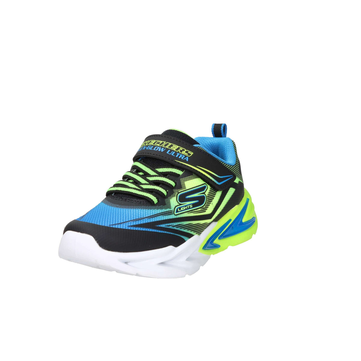 Skechers Bambini e ragazzi Sneakers 400139L Nero/Fluo