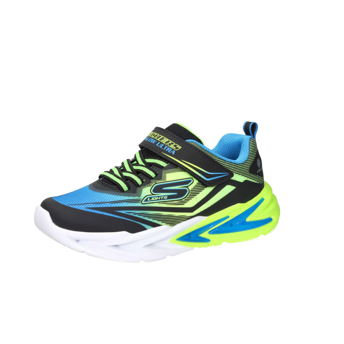 Skechers Bambini e ragazzi Sneakers 400139L Nero/Fluo