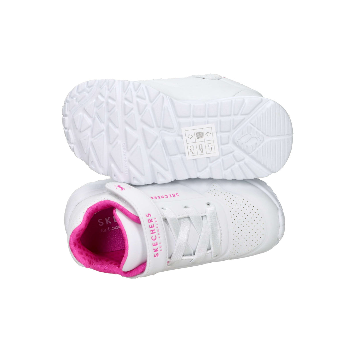 Skechers Bambine e ragazze Sneakers 310451N Bianco/Rosa
