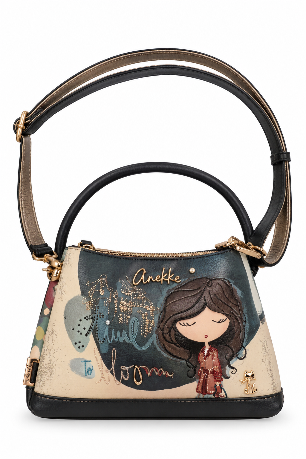 Anekke Donna Borsa a mano 43703-446 Beige/Bronzo