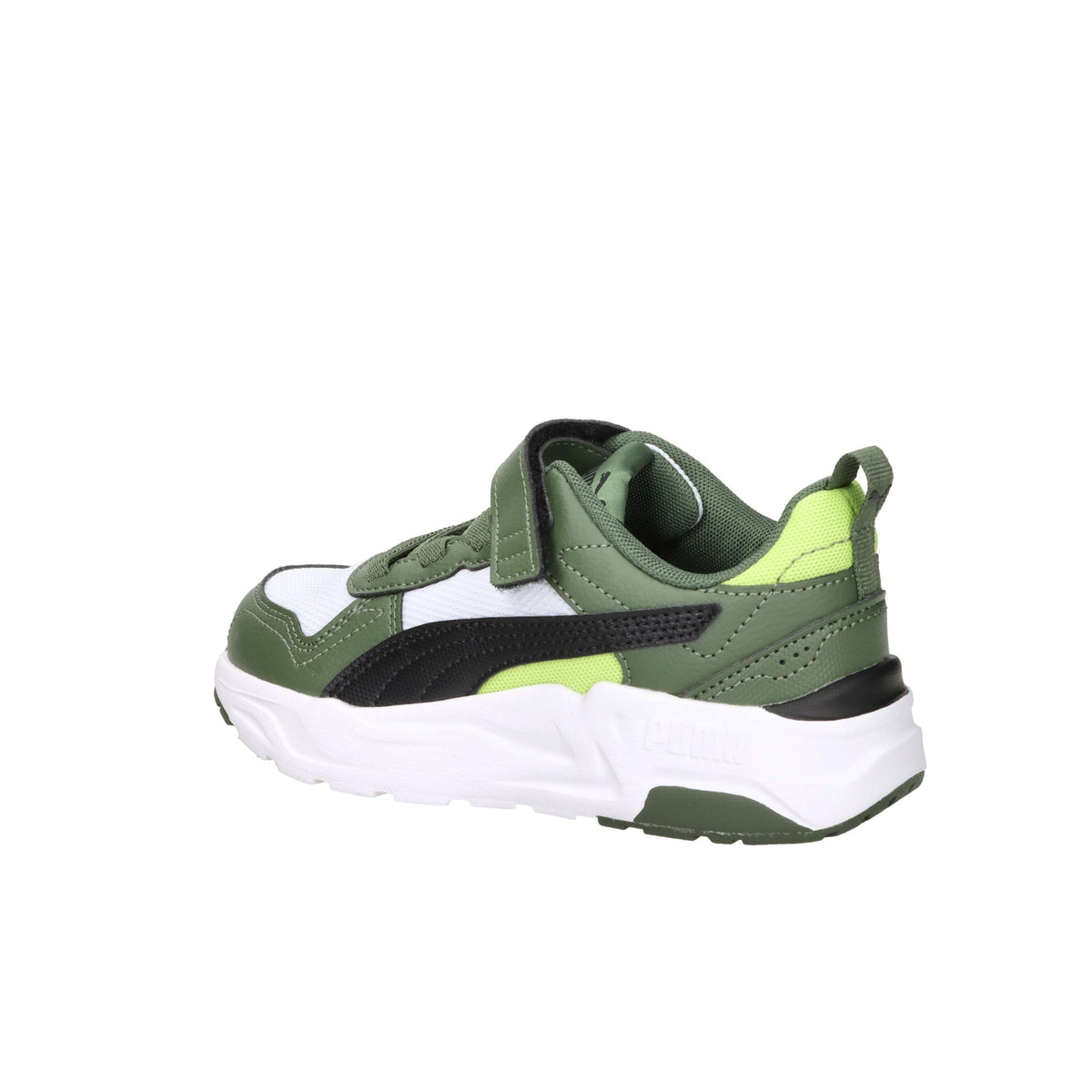 Puma Bambini e ragazzi Sneakers 403704 Bianco/Verdone