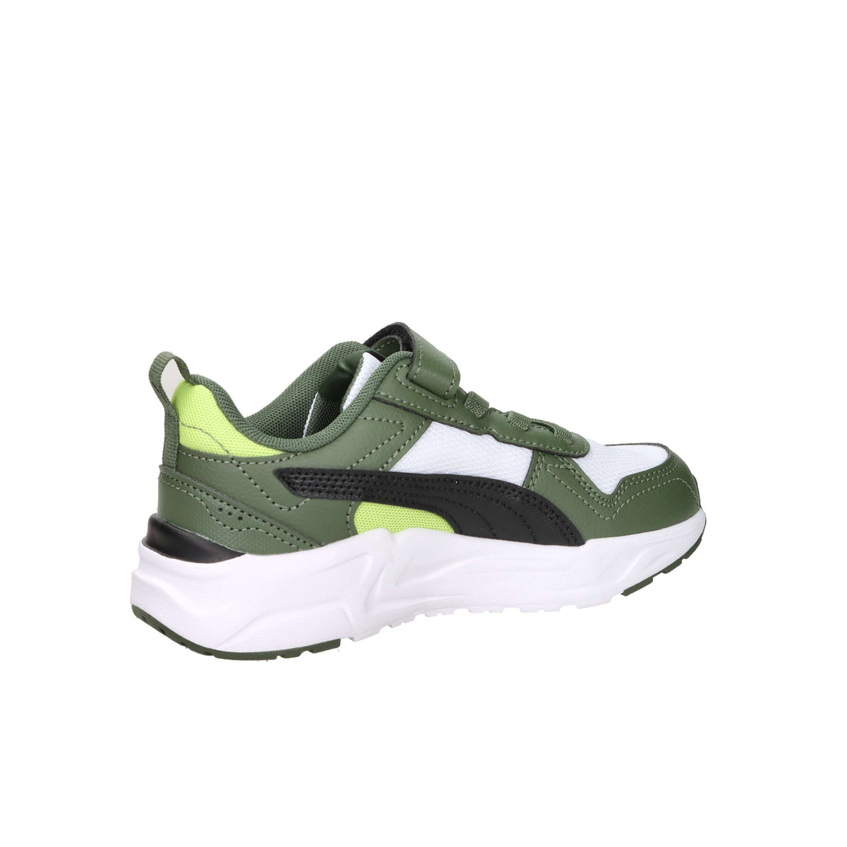Puma Bambini e ragazzi Sneakers 403704 Bianco/Verdone