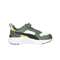 Puma Bambini e ragazzi Sneakers 403704 Bianco/Verdone