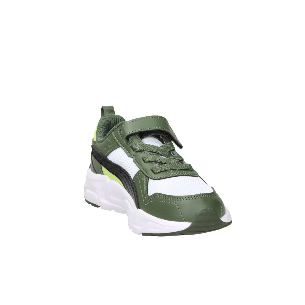 Puma Bambini e ragazzi Sneakers 403704 Bianco/Verdone