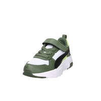 Puma Bambini e ragazzi Sneakers 403704 Bianco/Verdone