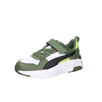 Puma Bambini e ragazzi Sneakers 403704 Bianco/Verdone