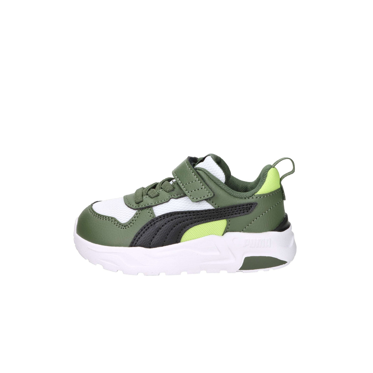 Puma Bambini e ragazzi Sneakers 403705 Bianco/Verdone