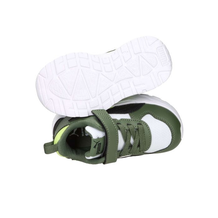Puma Bambini e ragazzi Sneakers 403705 Bianco/Verdone