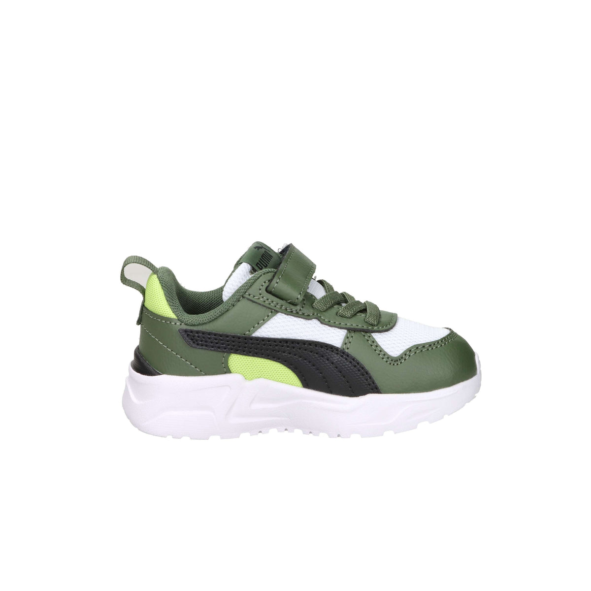 Puma Bambini e ragazzi Sneakers 403705 Bianco/Verdone
