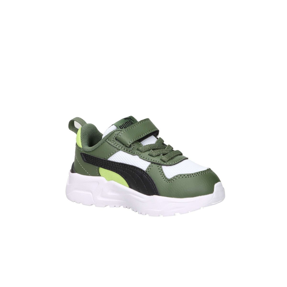 Puma Bambini e ragazzi Sneakers 403705 Bianco/Verdone