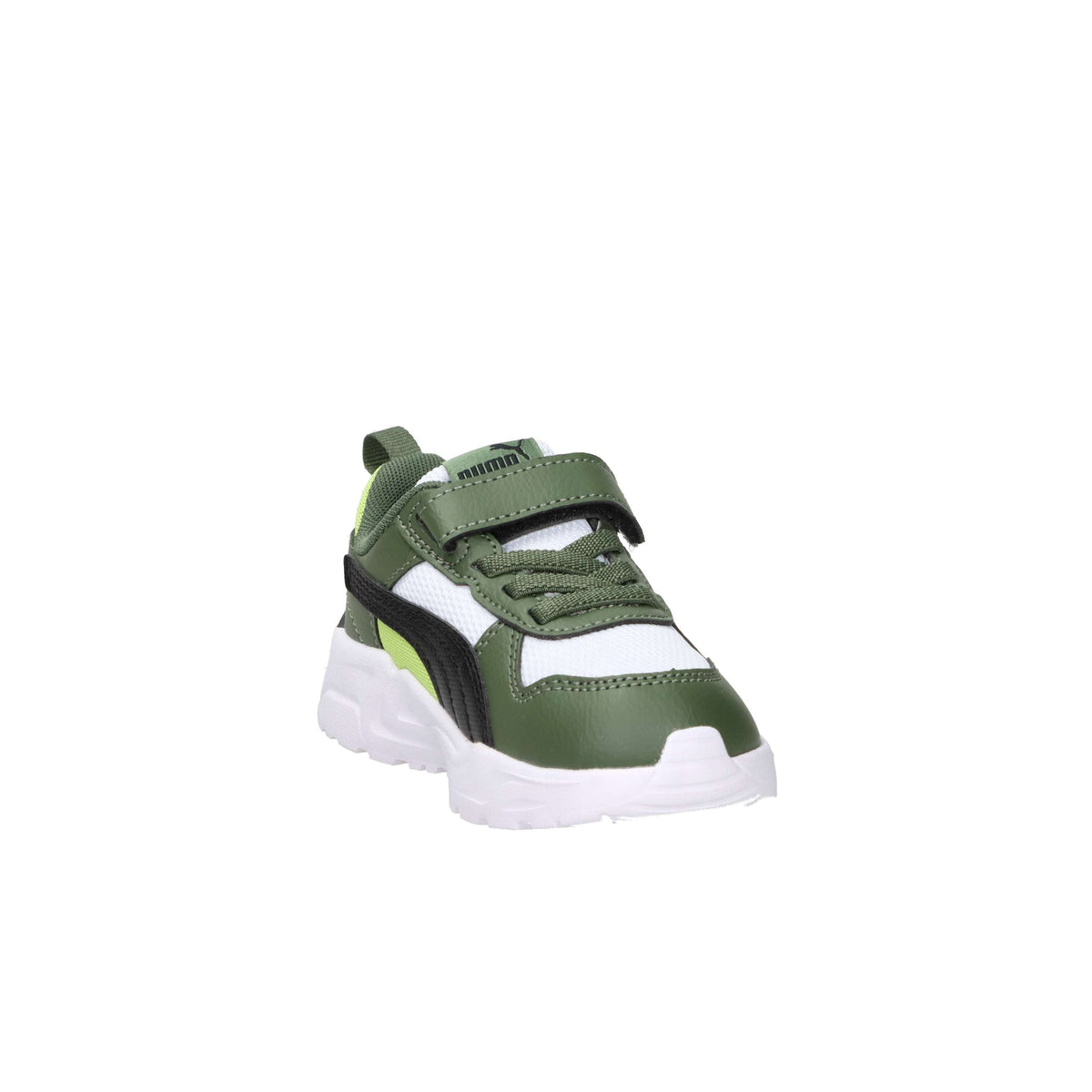 Puma Bambini e ragazzi Sneakers 403705 Bianco/Verdone