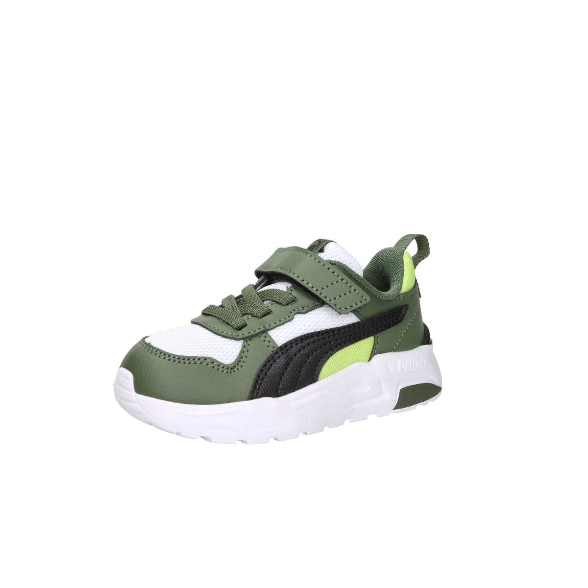 Puma Bambini e ragazzi Sneakers 403705 Bianco/Verdone