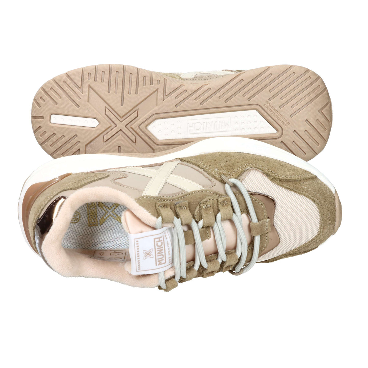 Munich Donna Sneakers 8097030 Bianco/Rame
