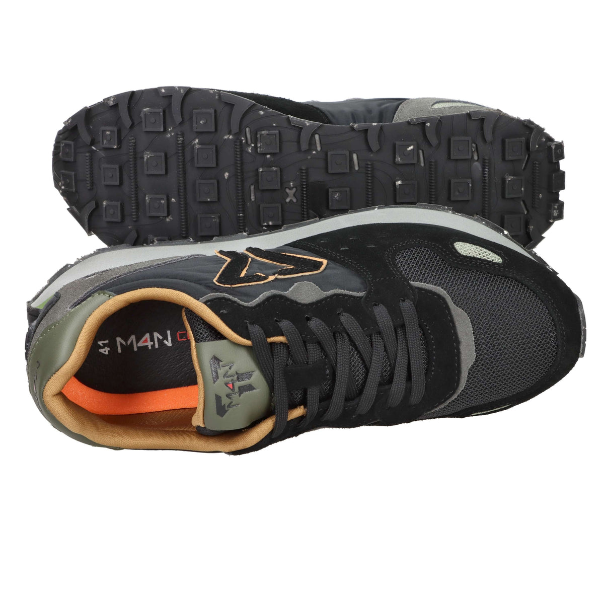 M4N Uomo Sneakers 916045 Nero