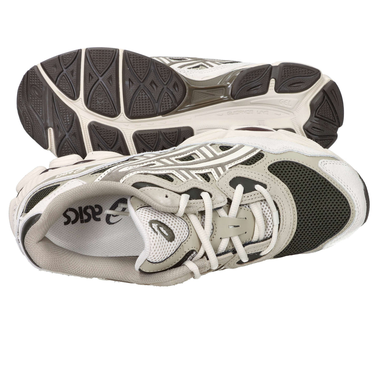 Asics Uomo Sneakers 1203A383 Beige/Verdone