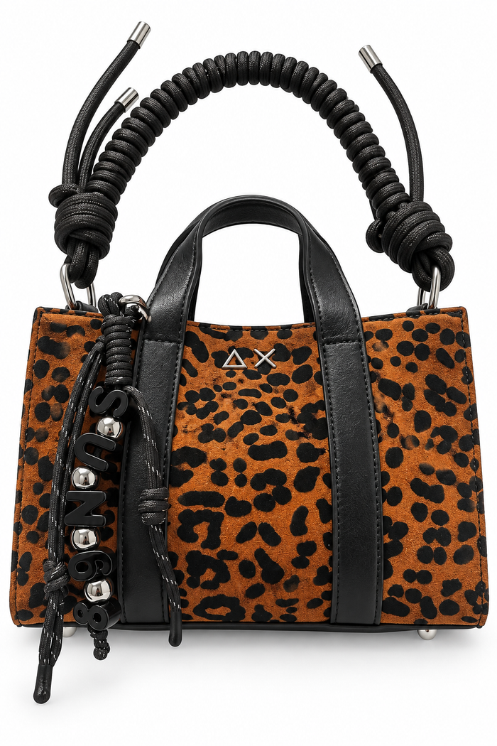 Sun68 Donna Borsa a mano Y46241 Leopardato