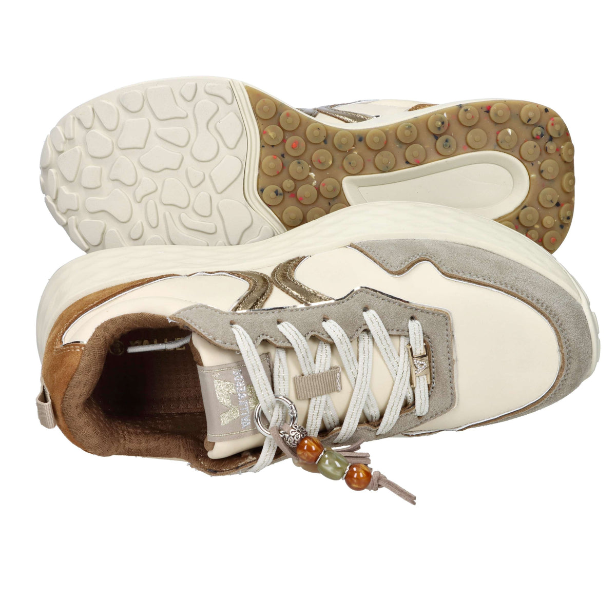 Valleverde Donna Sneakers 51502 Beige/Cuoio