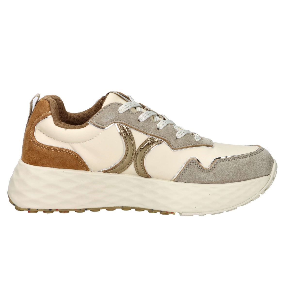 Valleverde Donna Sneakers 51502 Beige/Cuoio