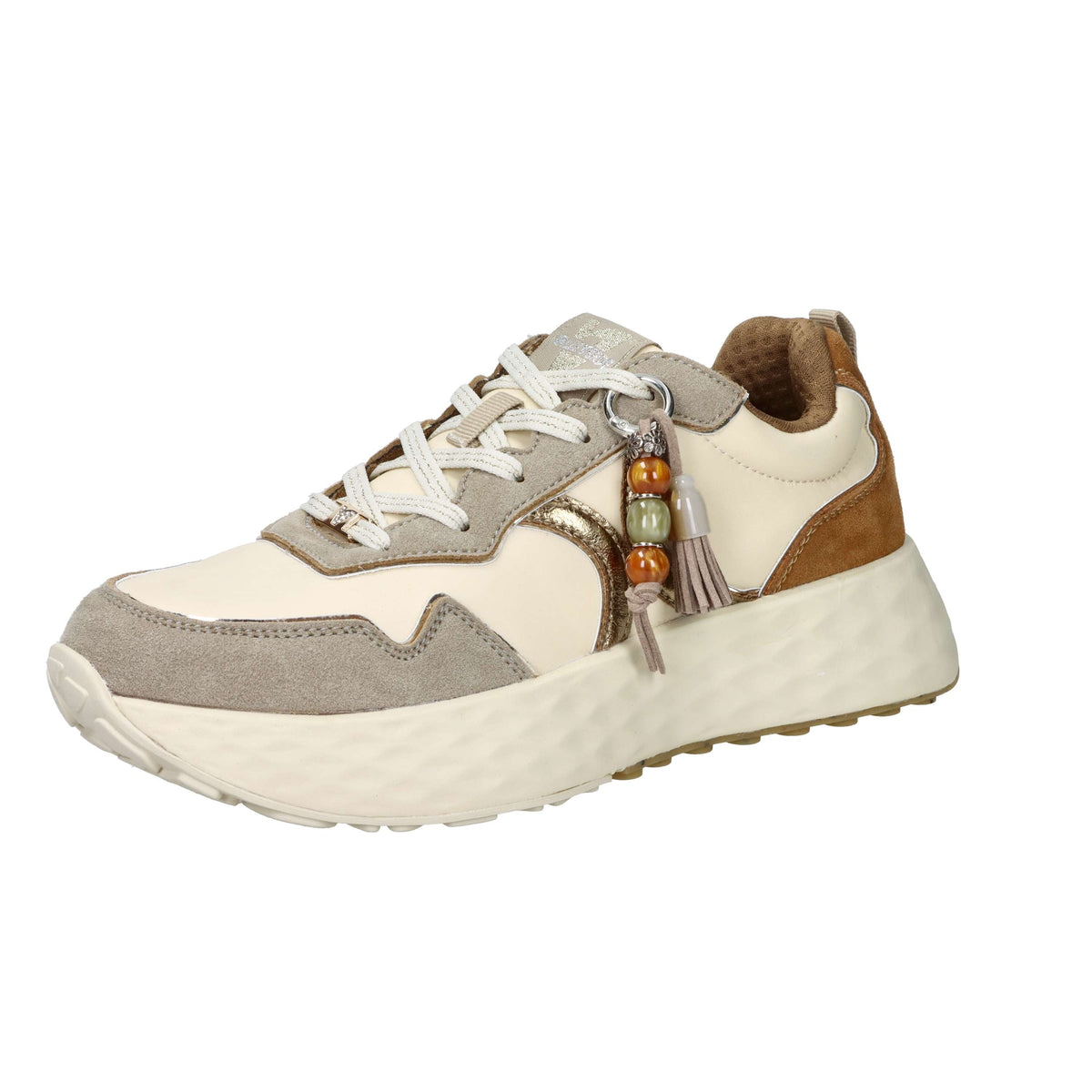 Valleverde Donna Sneakers 51502 Beige/Cuoio