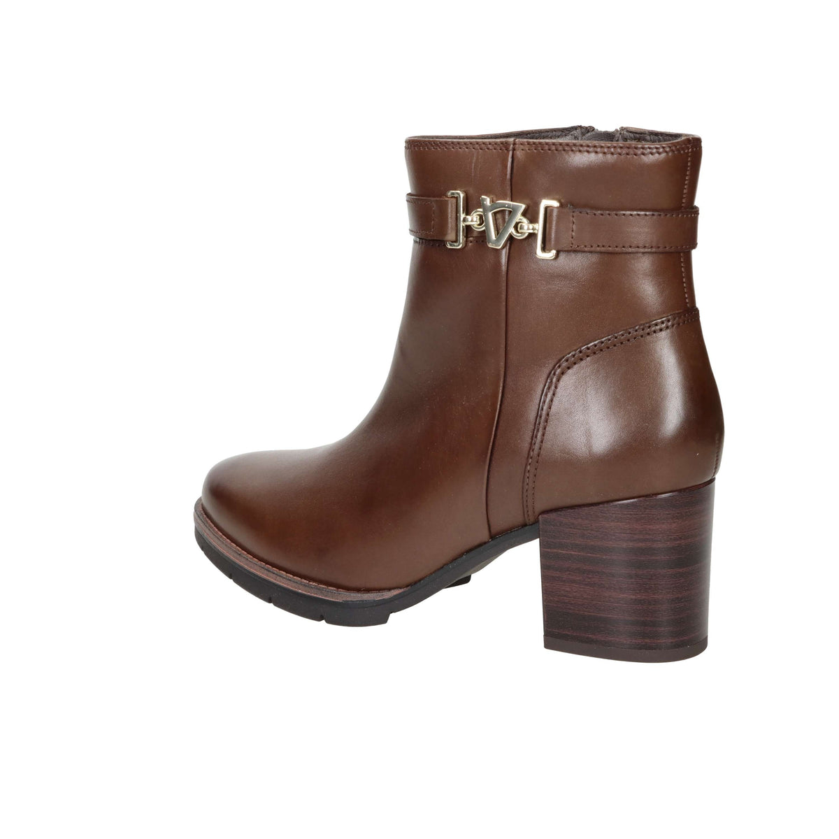 Valleverde Donna Stivaletti con tacco 17204 Marrone
