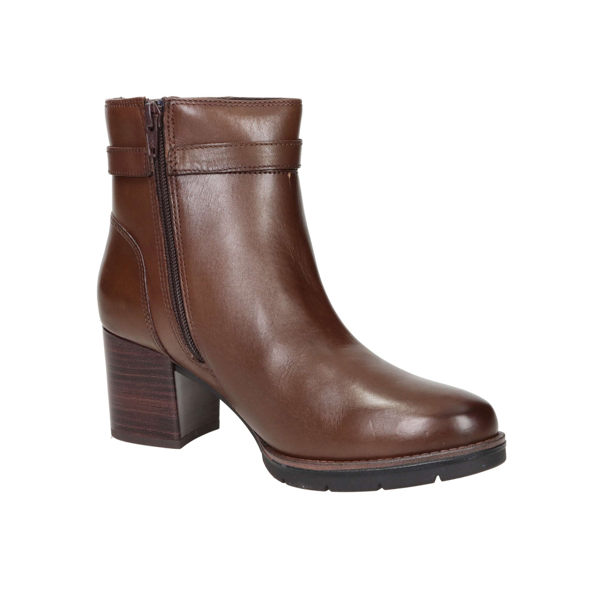 Valleverde Donna Stivaletti con tacco 17204 Marrone