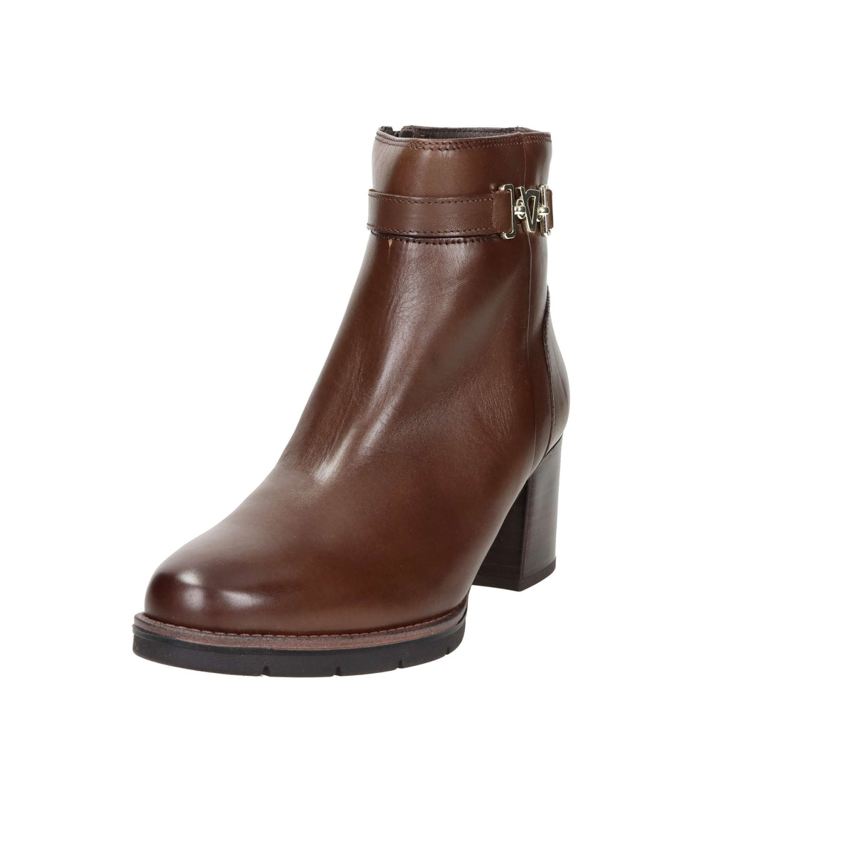 Valleverde Donna Stivaletti con tacco 17204 Marrone