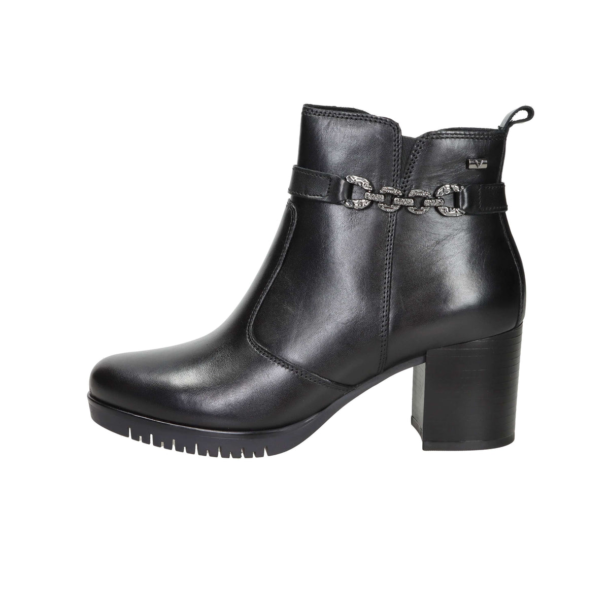 Valleverde Donna Stivaletti con tacco 47663 Nero