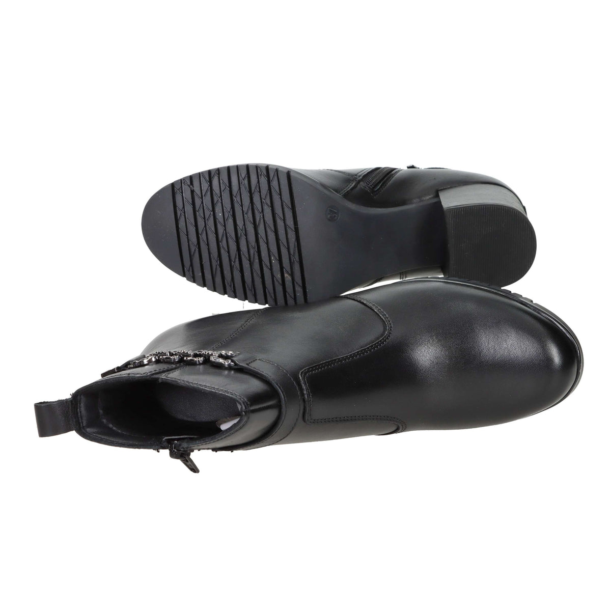 Valleverde Donna Stivaletti con tacco 47663 Nero