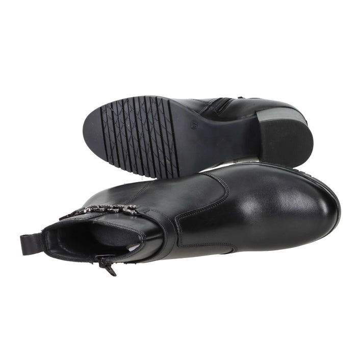 Valleverde Donna Stivaletti con tacco 47663 Nero