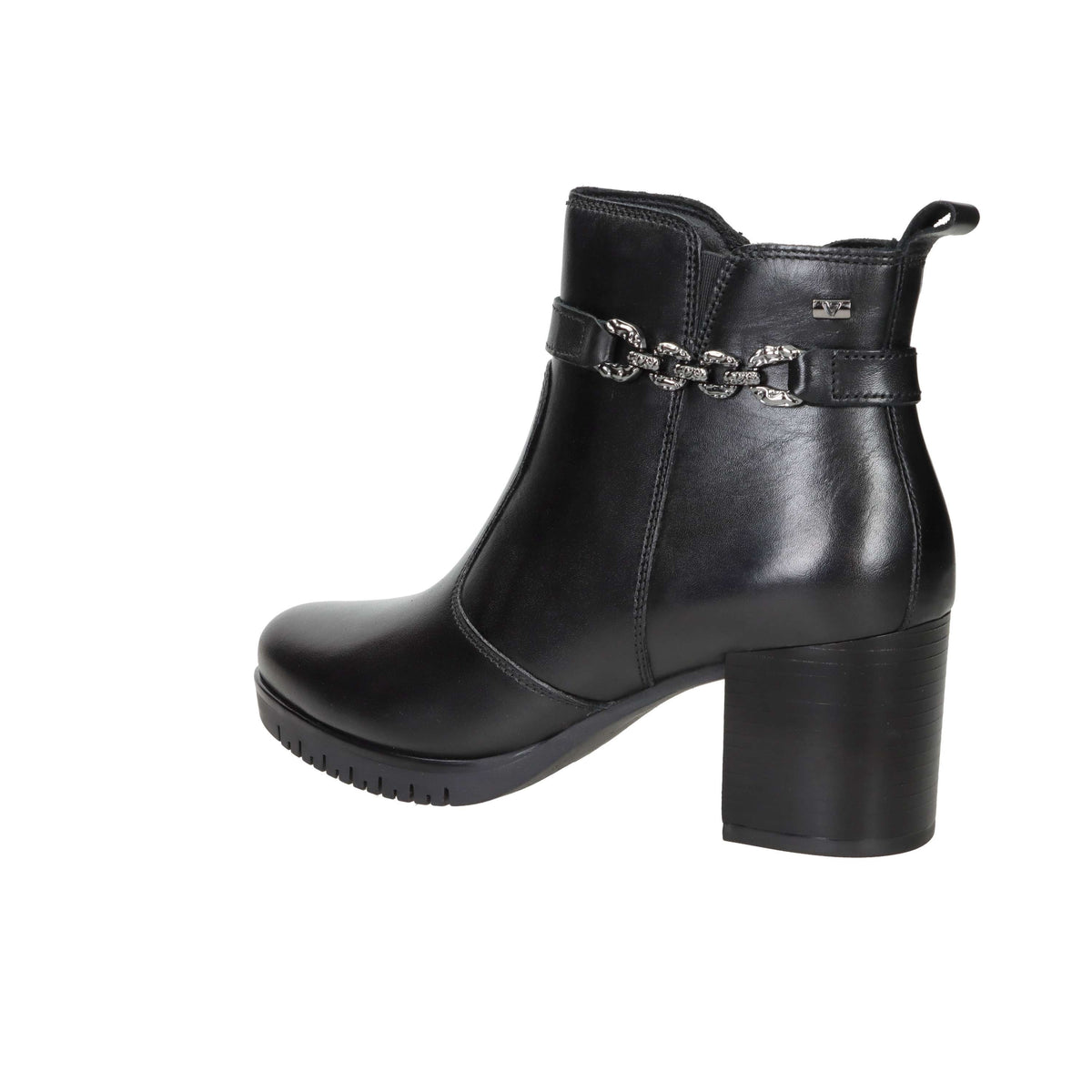 Valleverde Donna Stivaletti con tacco 47663 Nero