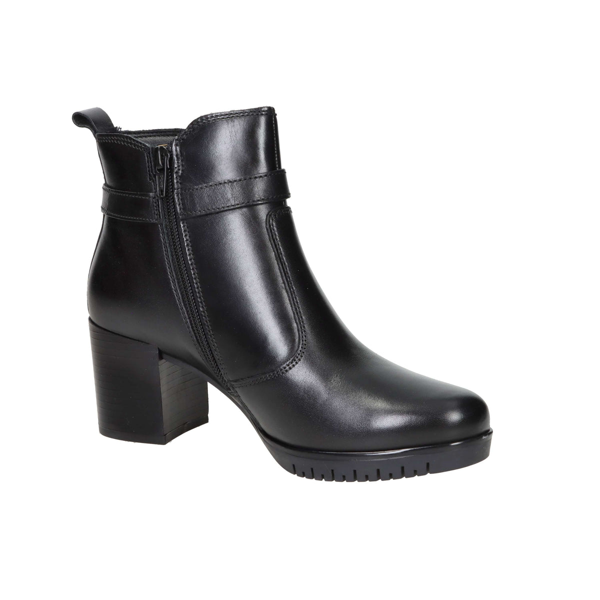 Valleverde Donna Stivaletti con tacco 47663 Nero