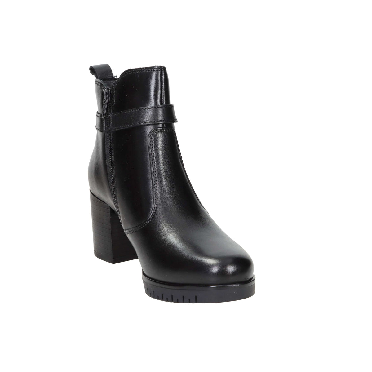 Valleverde Donna Stivaletti con tacco 47663 Nero