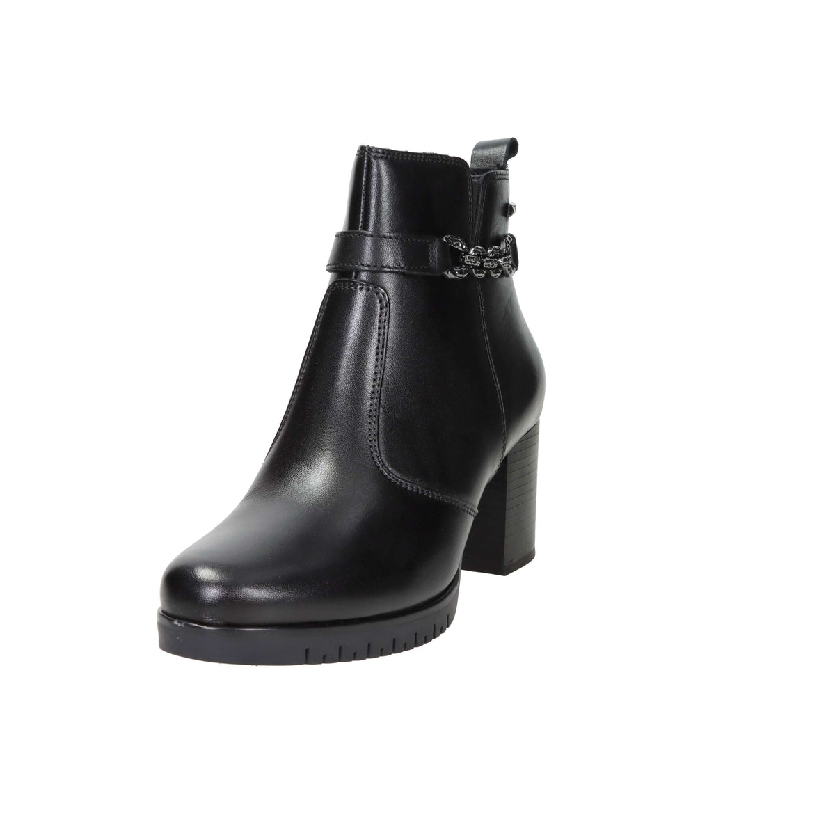 Valleverde Donna Stivaletti con tacco 47663 Nero