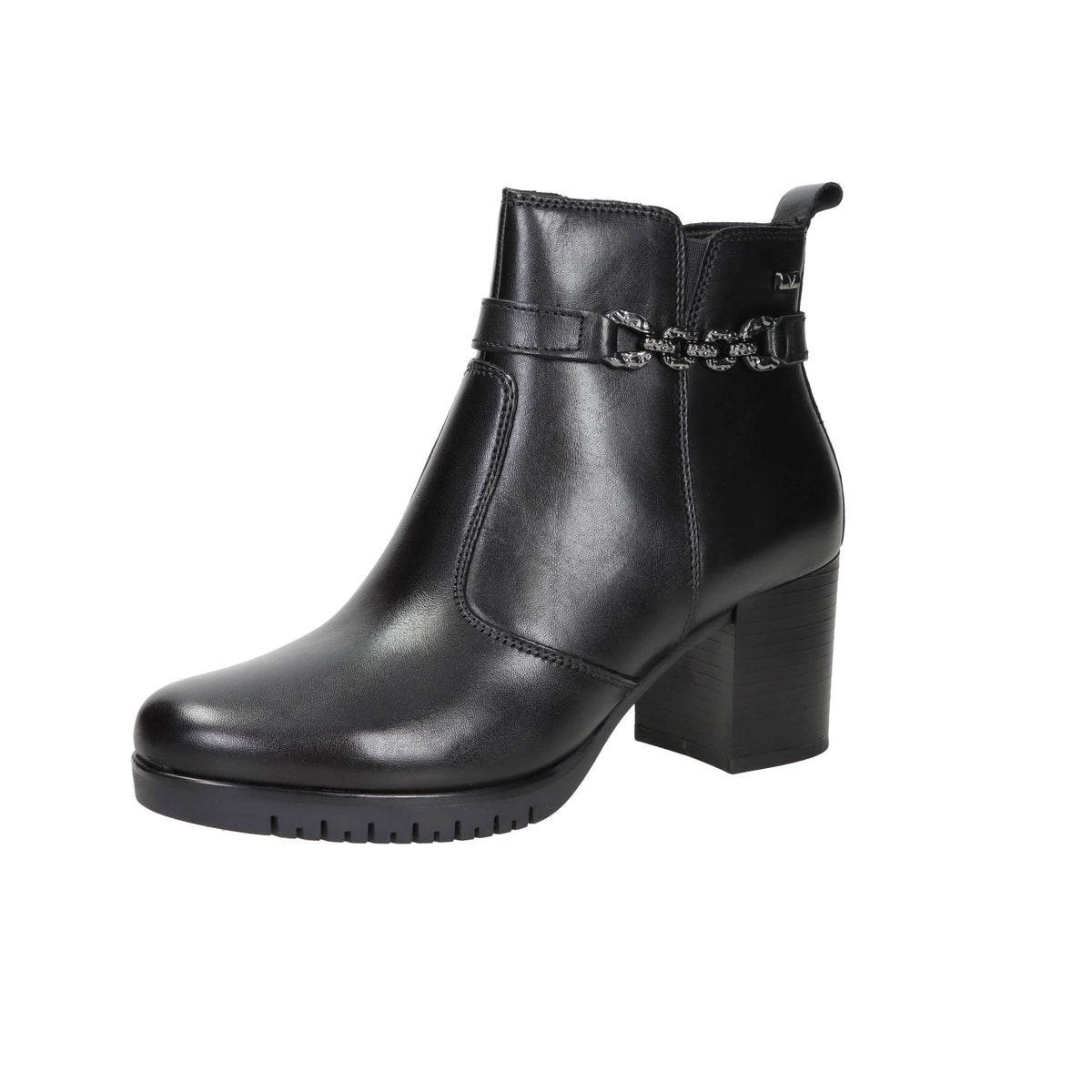Valleverde Donna Stivaletti con tacco 47663 Nero