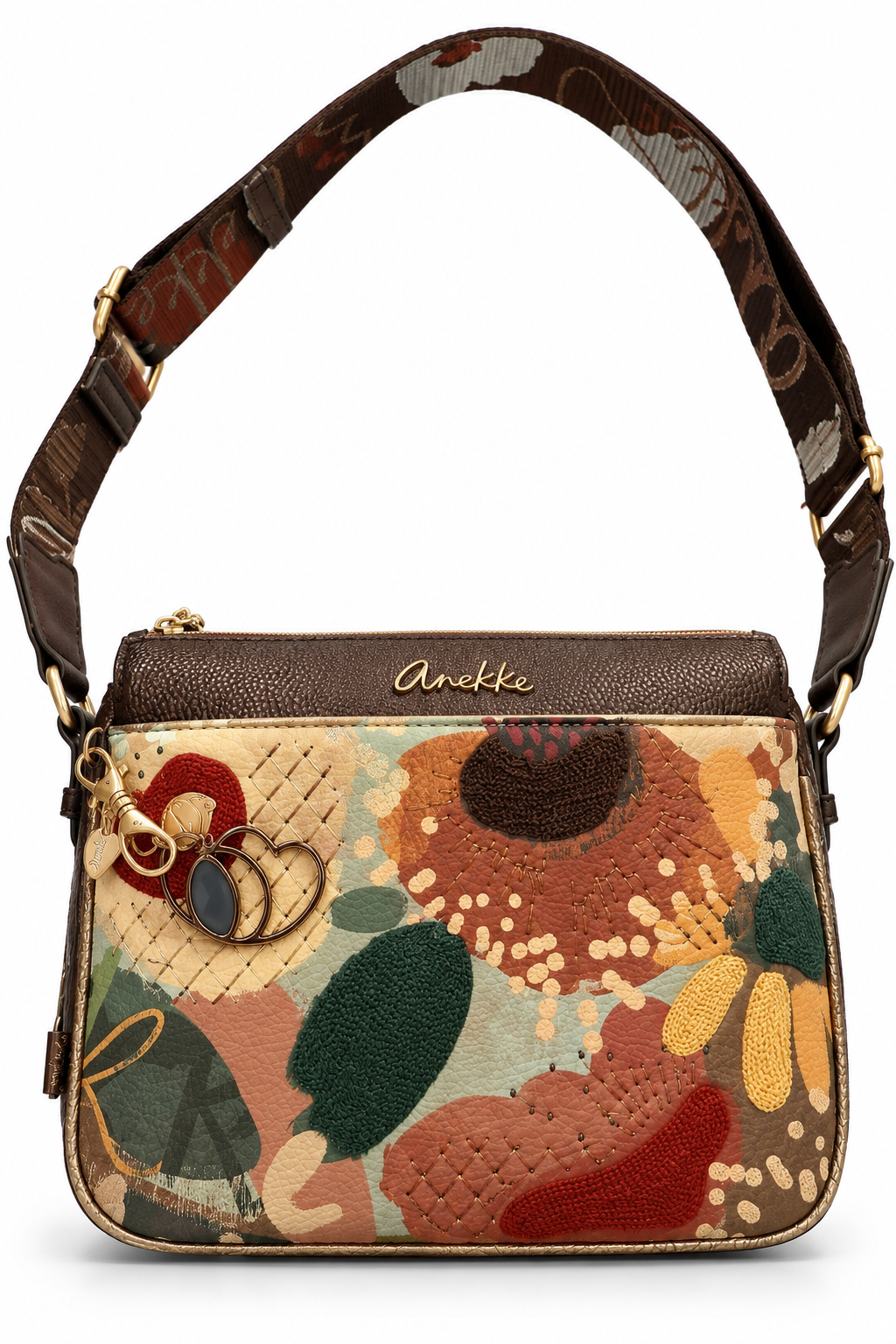 Anekke Donna Borsa a tracolla 43713-062 Beige/Bronzo