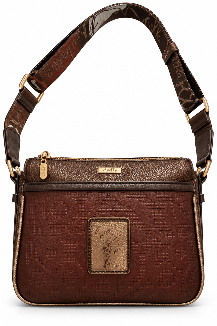 Anekke Donna Borsa a tracolla 43713-062 Beige/Bronzo