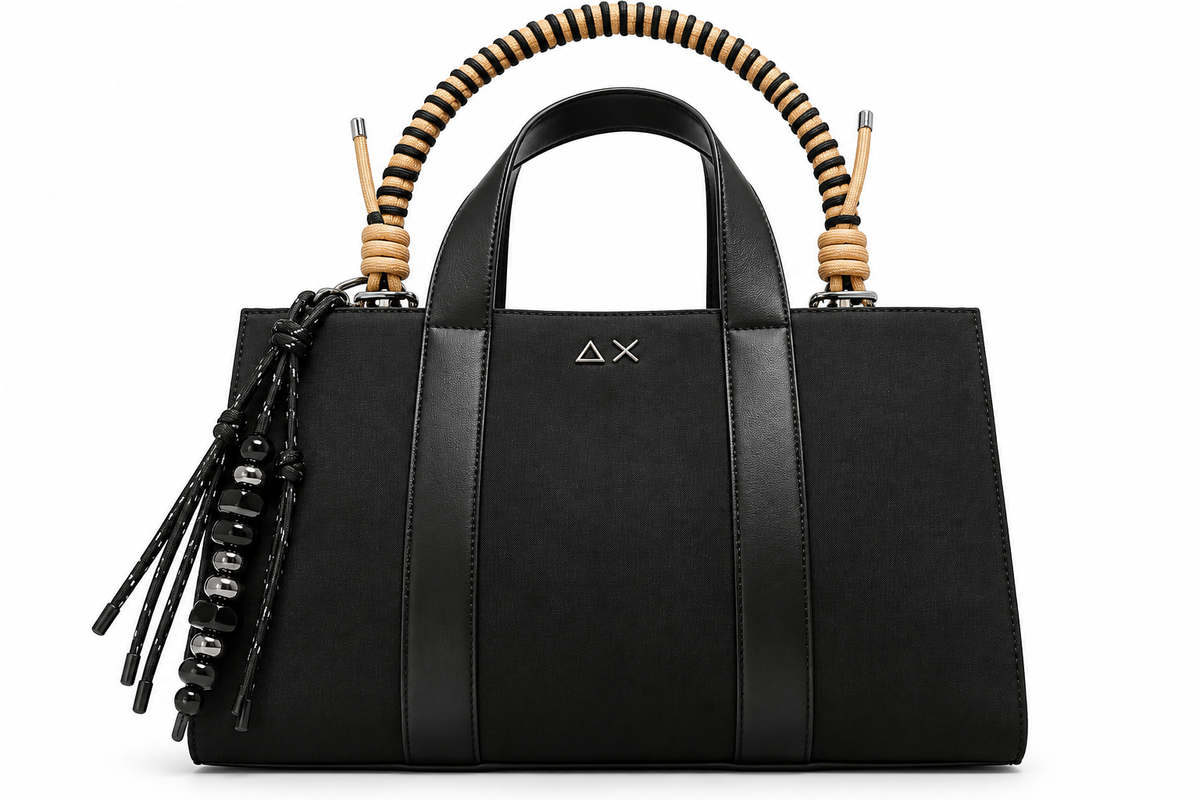 Sun68 Donna Borsa a spalla Y46201 Nero