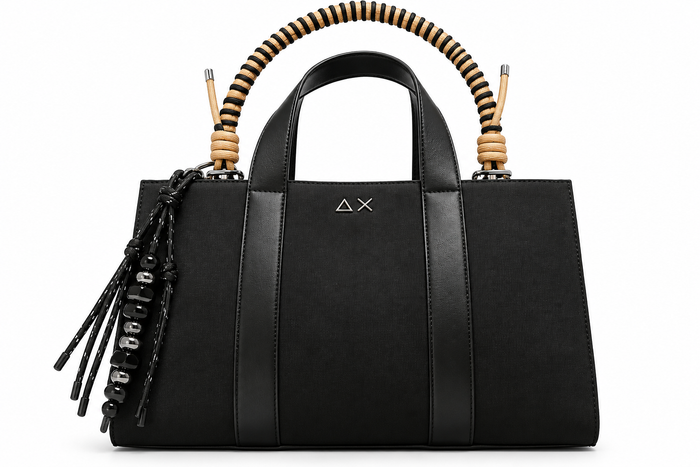 Sun68 Donna Borsa a spalla Y46201 Nero
