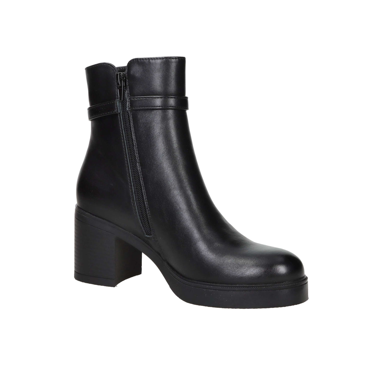Keys Donna Stivaletti con tacco K-13711 Nero