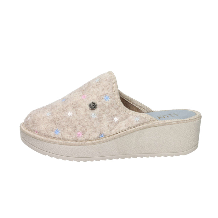 Cinzia Soft Donna Ciabatta invernale LF161 Beige