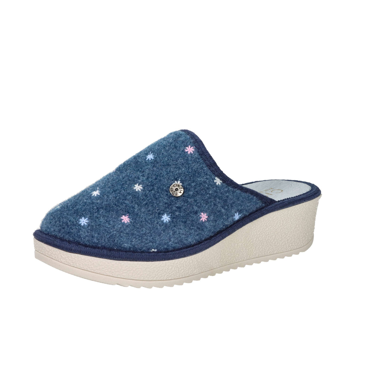 Cinzia Soft Donna Ciabatta invernale LF161 Blu
