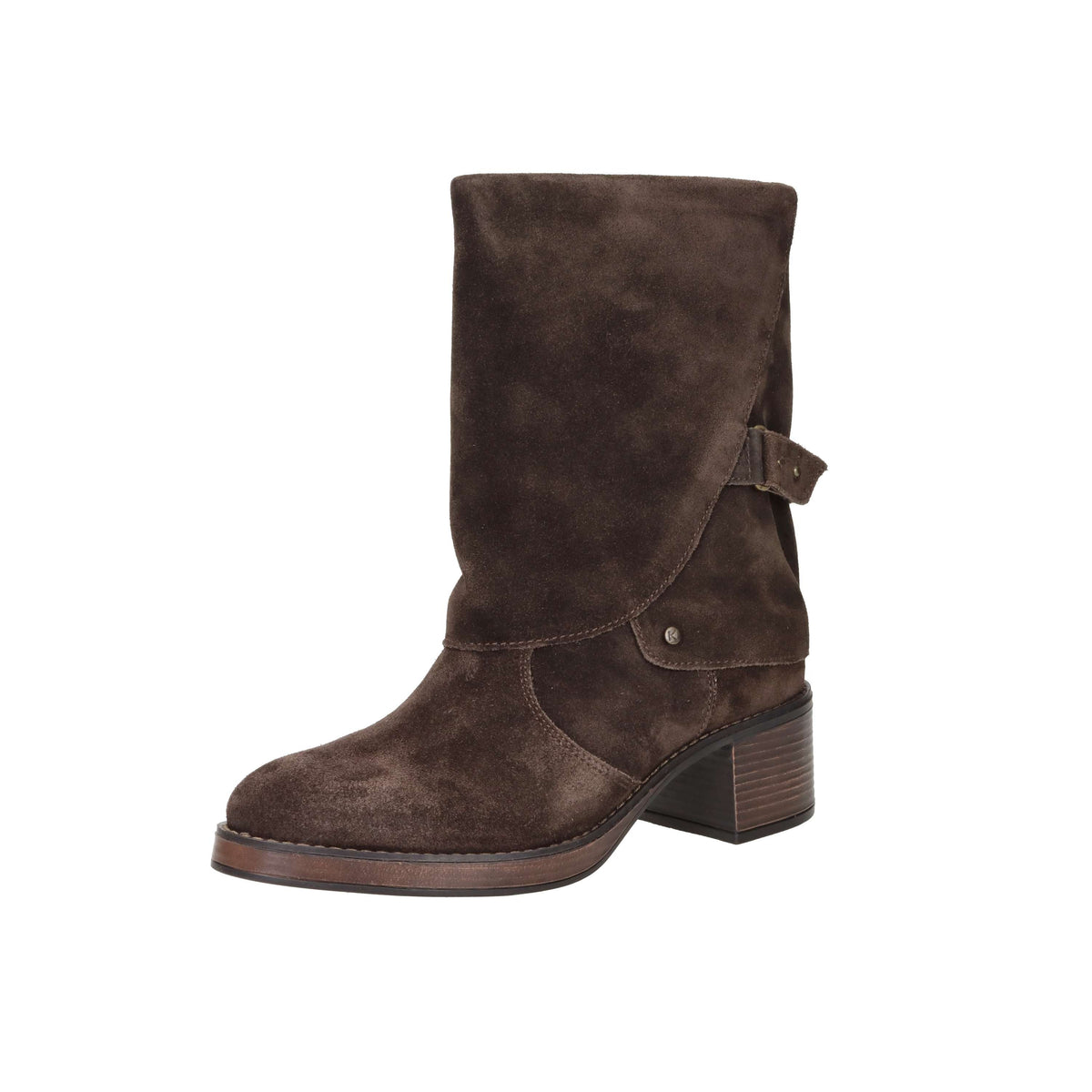 Keys Donna Stivaletti con tacco K-13741 Marrone