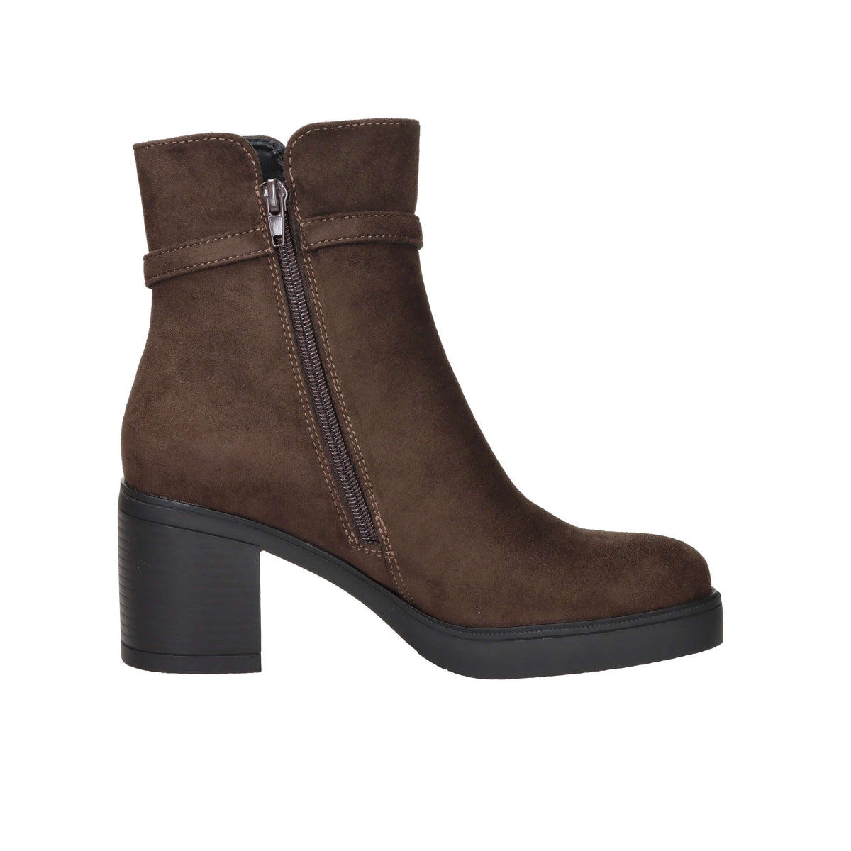 Keys Donna Stivaletti con tacco K-13711 Marrone