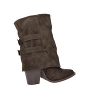 Crichic Donna Stivaletti con tacco CR4203 Marrone