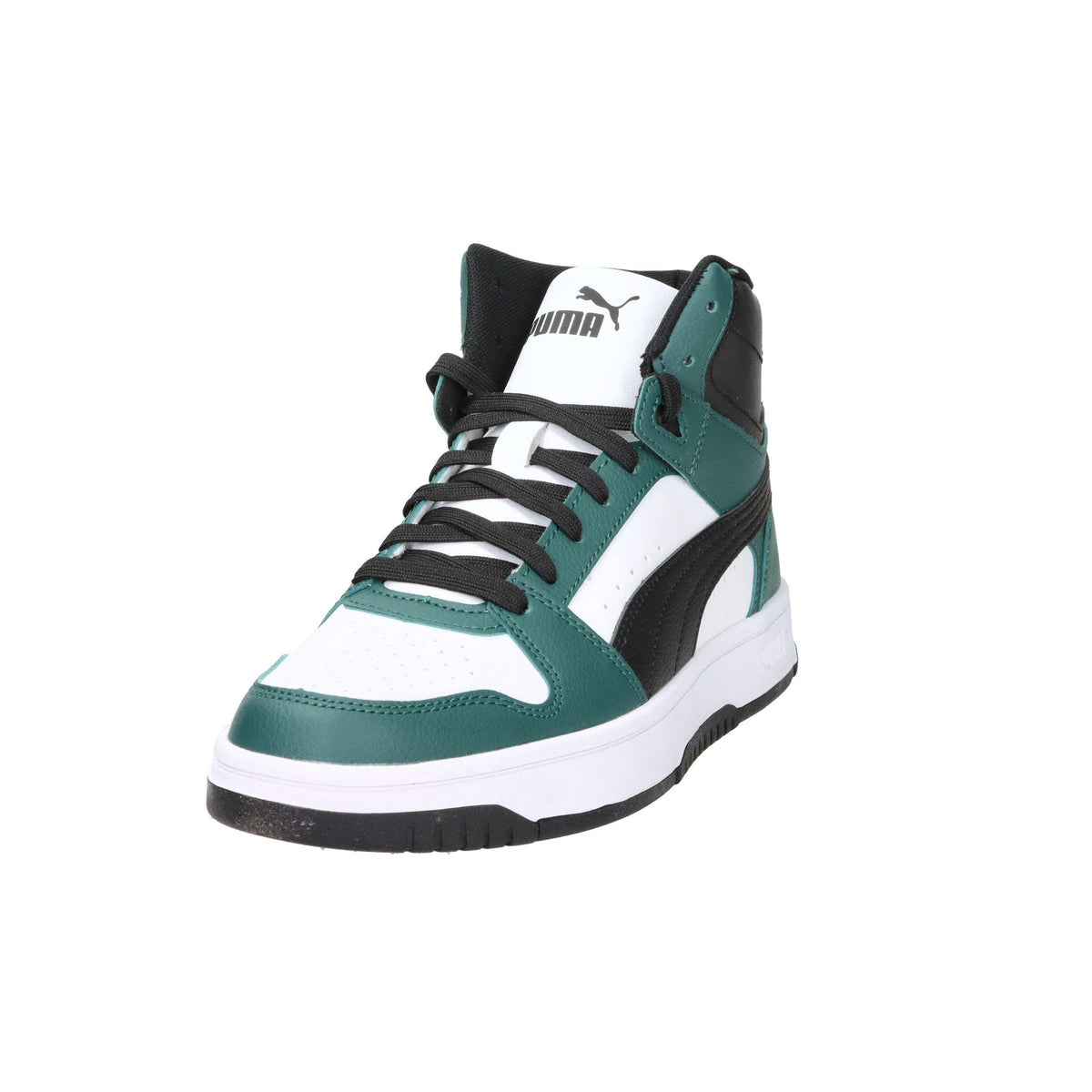 Puma Unisex bambino Sneakers 408800 Bianco/Verdone