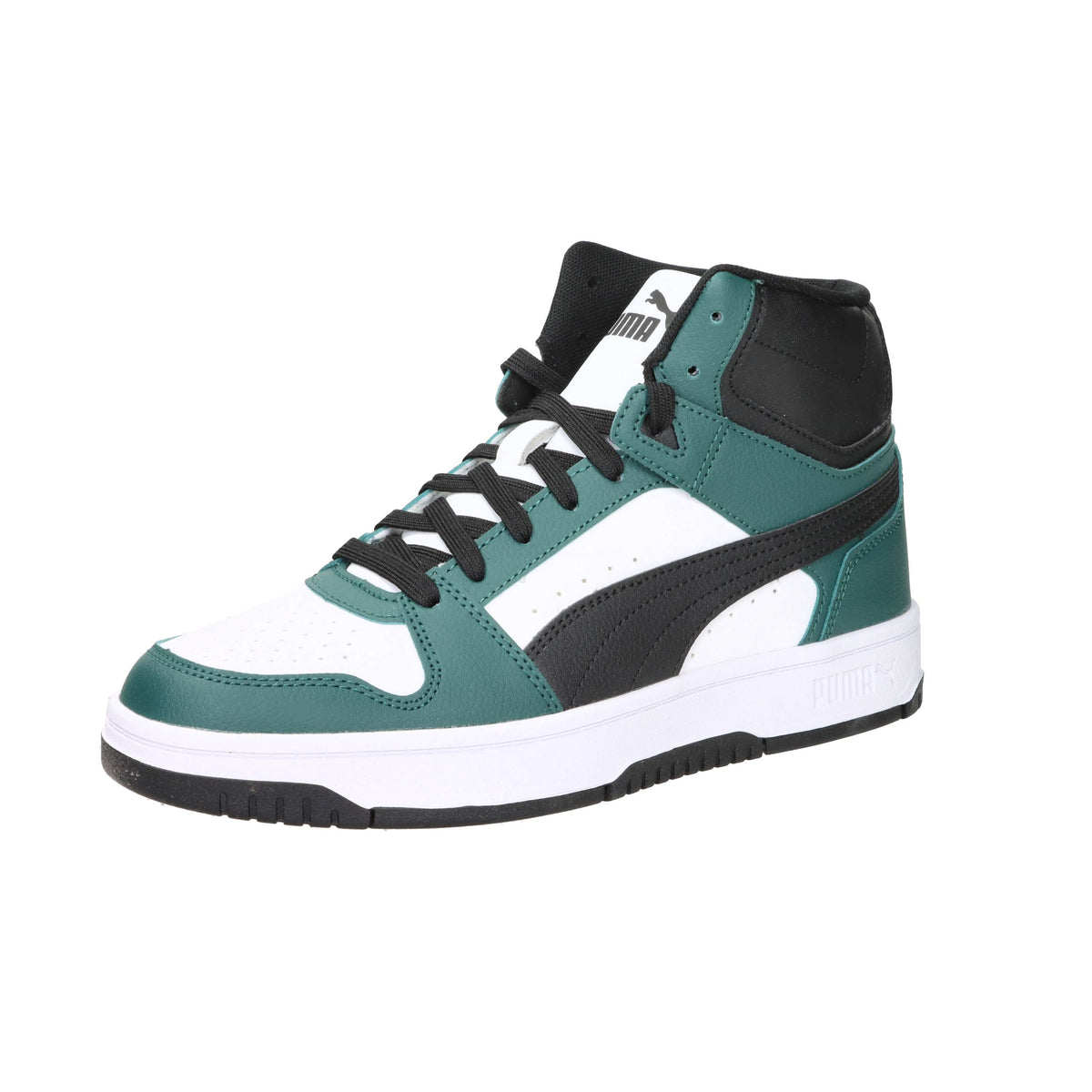 Puma Unisex bambino Sneakers 408800 Bianco/Verdone