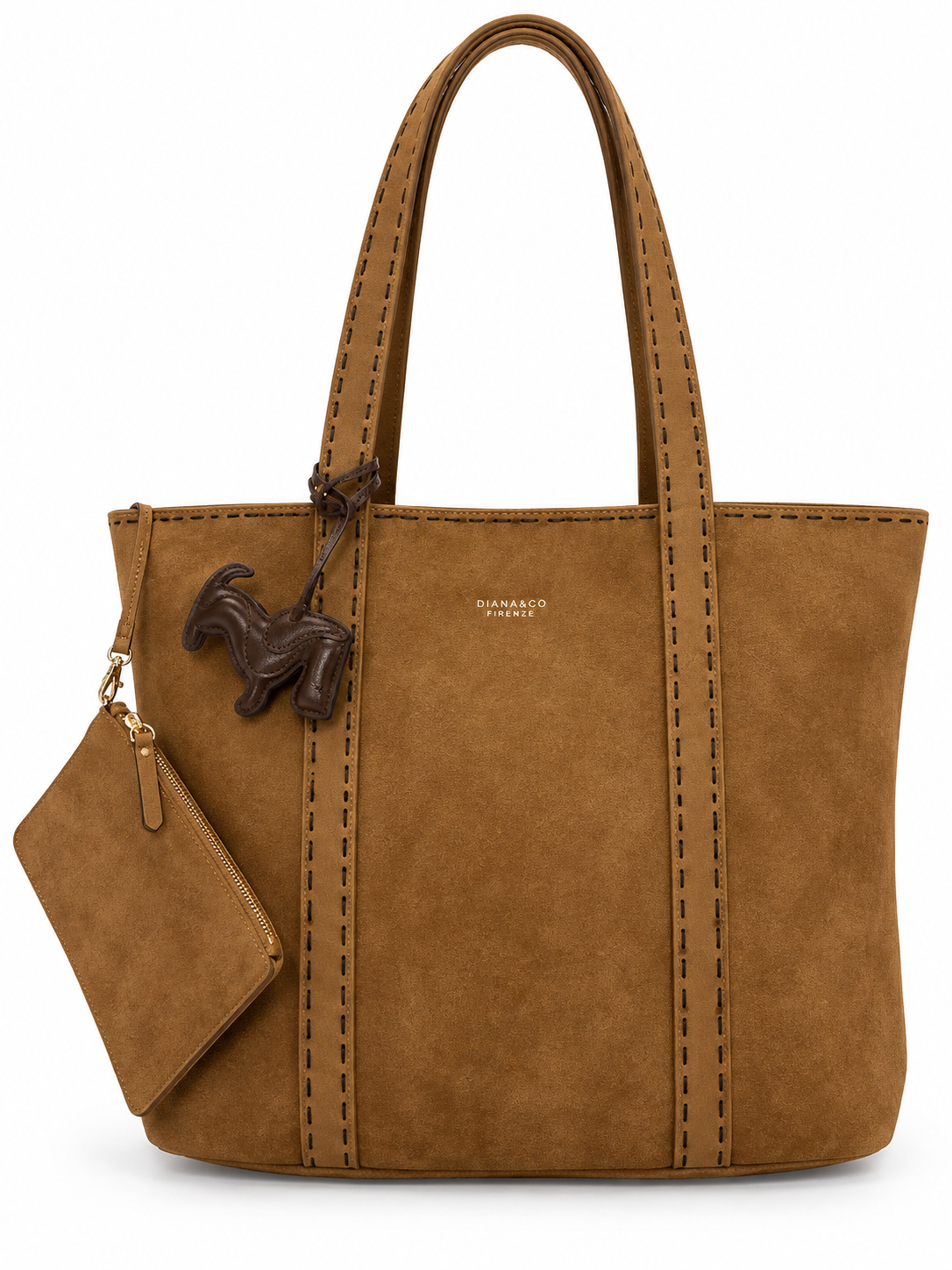 Diana & CO Donna Borsa a spalla DBS119-1 Cammello