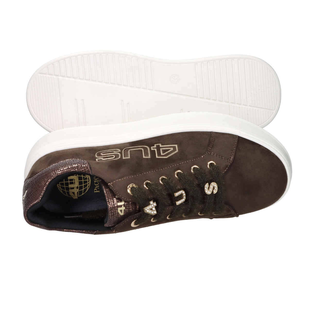 4Us Paciotti Donna Sneakers 4BX254 Marrone