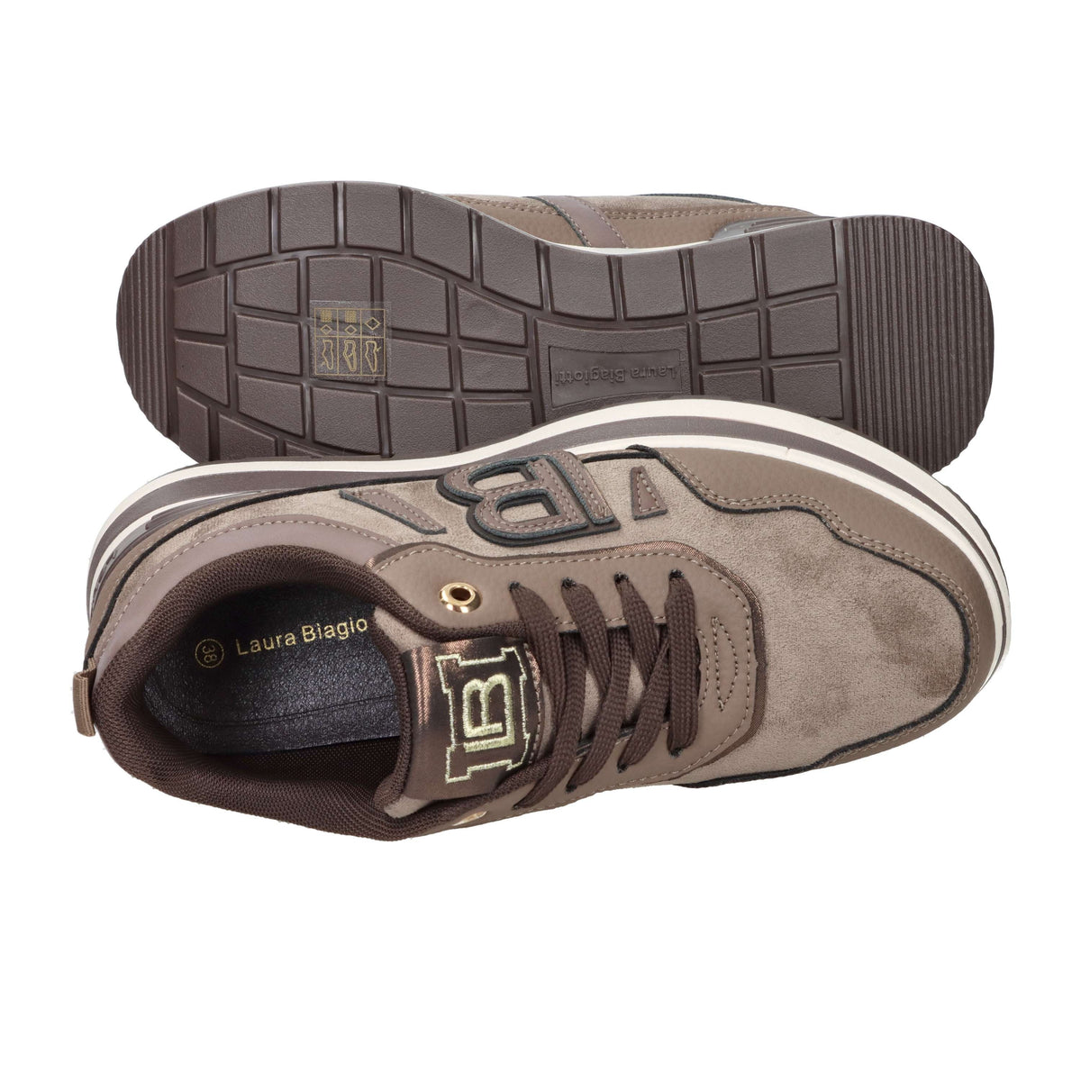Laura Biagiotti Donna Sneakers 9833 Marrone