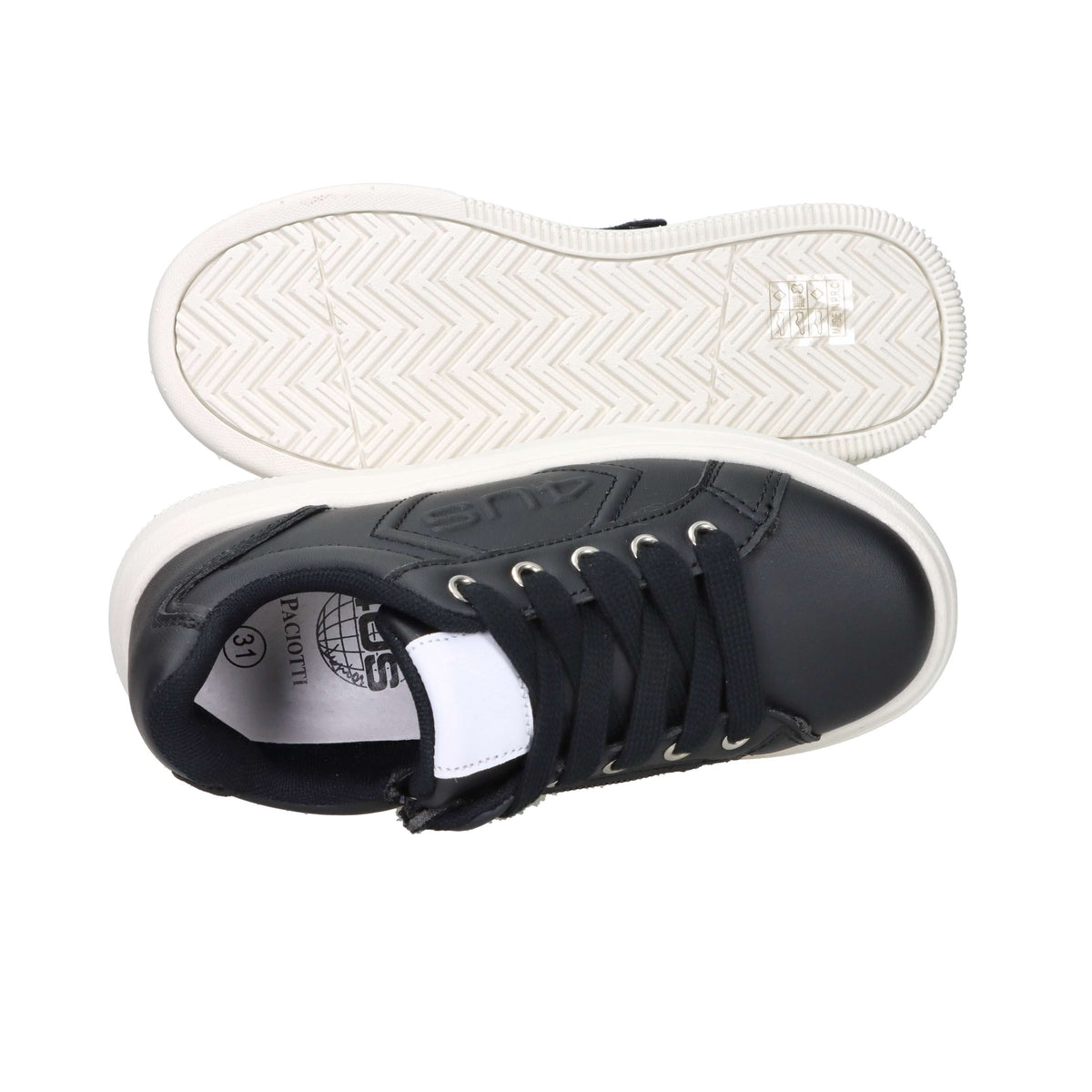 4Us Paciotti Bambini e ragazzi Sneakers K252021 Nero